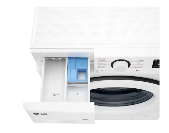 LG F2DR508SWW mosó-szárítógép, 8/5 kg, inverter motor, 60x47.5x85 cm