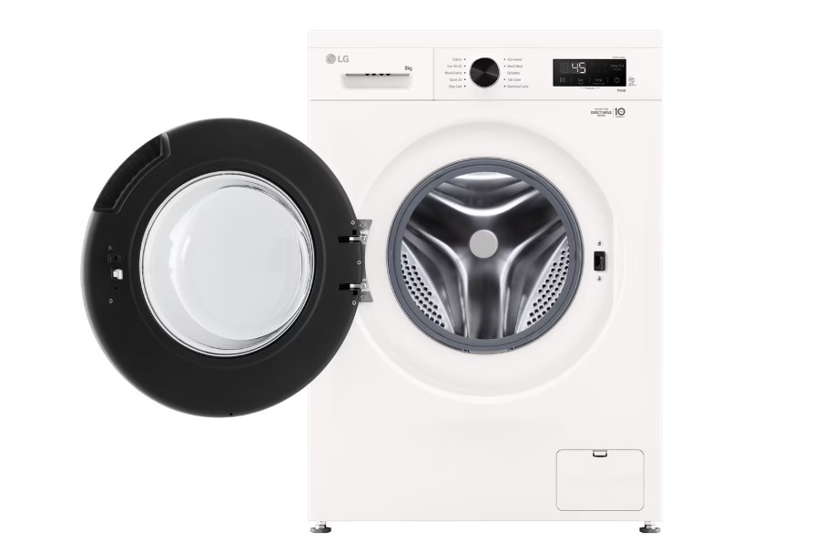 LG F4X1009NMB elöltöltős mosógép, 9 kg, Wifi, inverter motor, 60x55x85 cm
