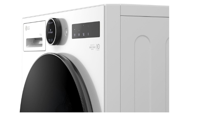 LG F4X7011TWB elöltöltős mosógép, 11 kg, inverter motor, Wifi, gőz, 60x56.5x85 cm