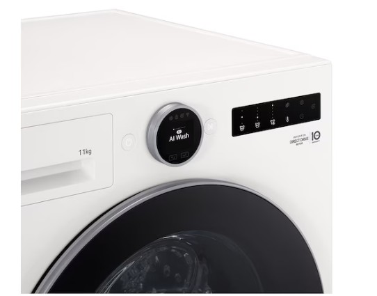 LG F4X7511TWS elöltöltős mosógép, 11 kg, inverter motor, gőz, Wifi, 60x56.5x85 cm 