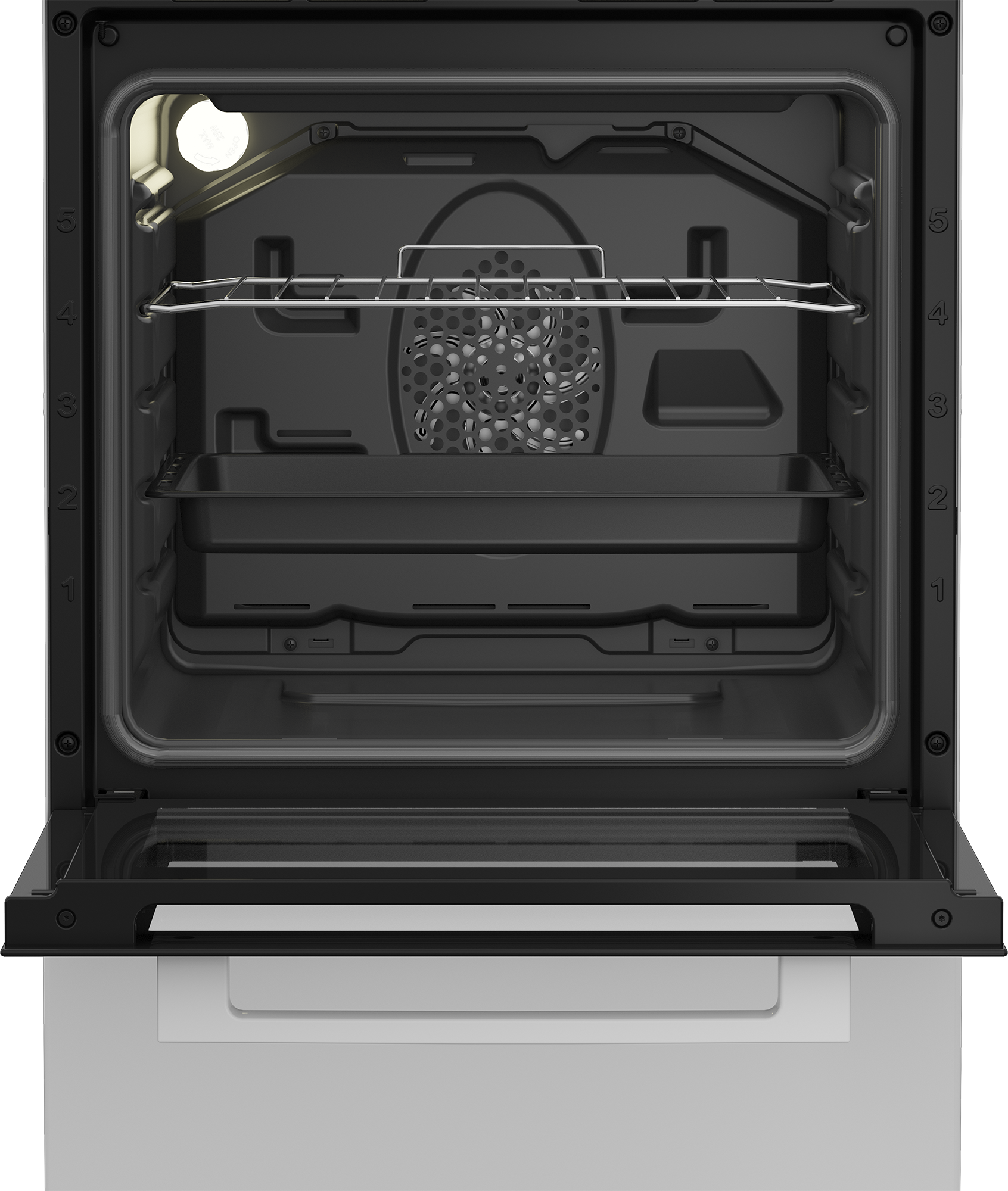 Beko FSE52120DWO HU kombinált tűzhely, 55L, 50x60x85 cm