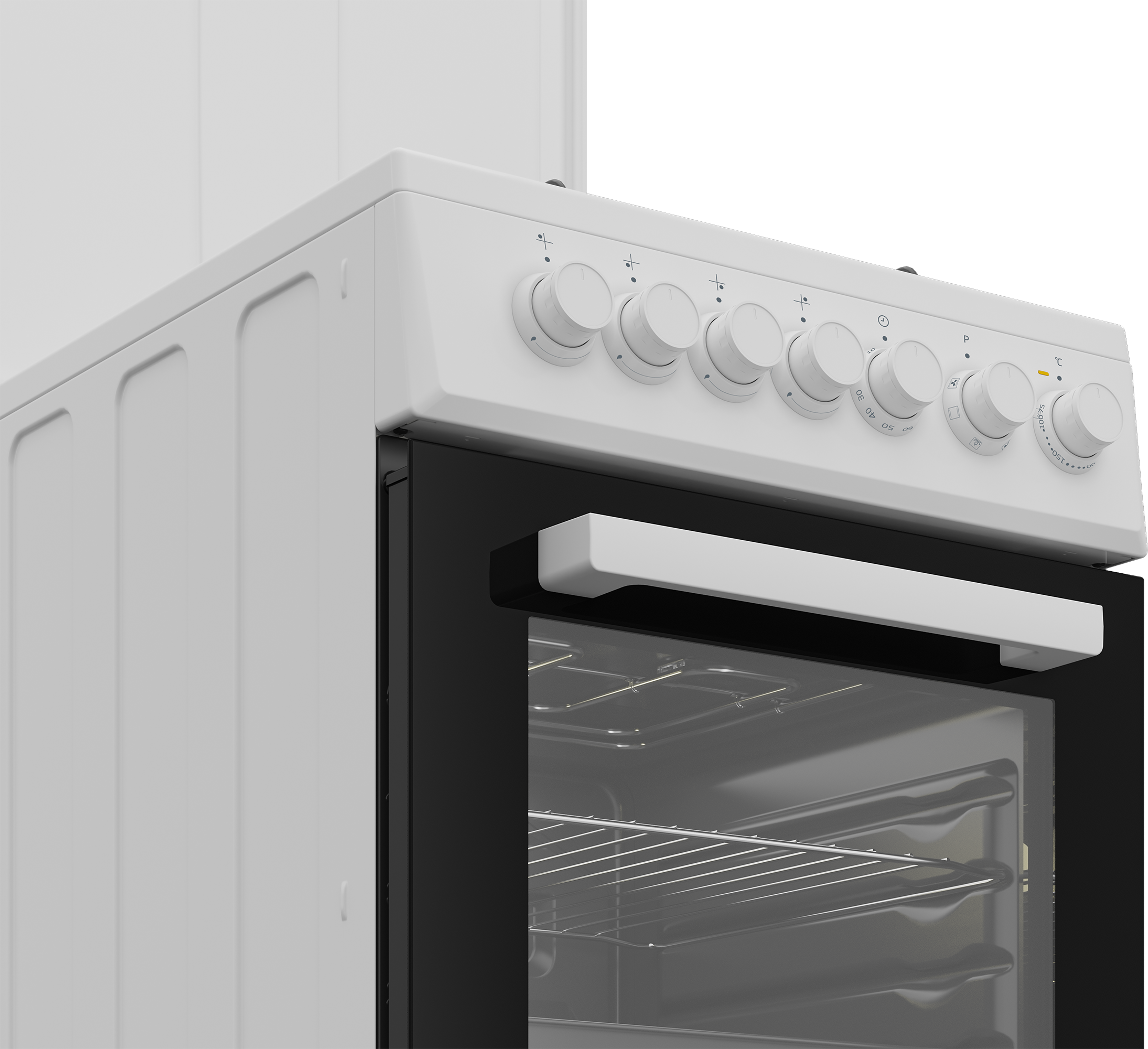 Beko FSE52120DWO HU kombinált tűzhely, 55L, 50x60x85 cm