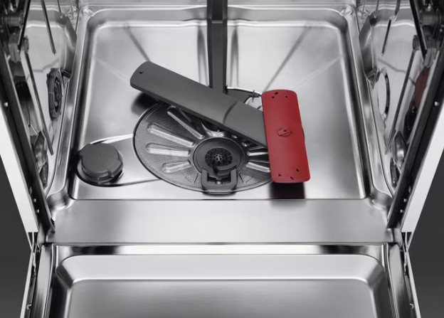 AEG FSE74707P teljesen beépíthető mosogatógép, 15 teríték, inverter motor, 3 kosár, 59.6x55x81.8 cm