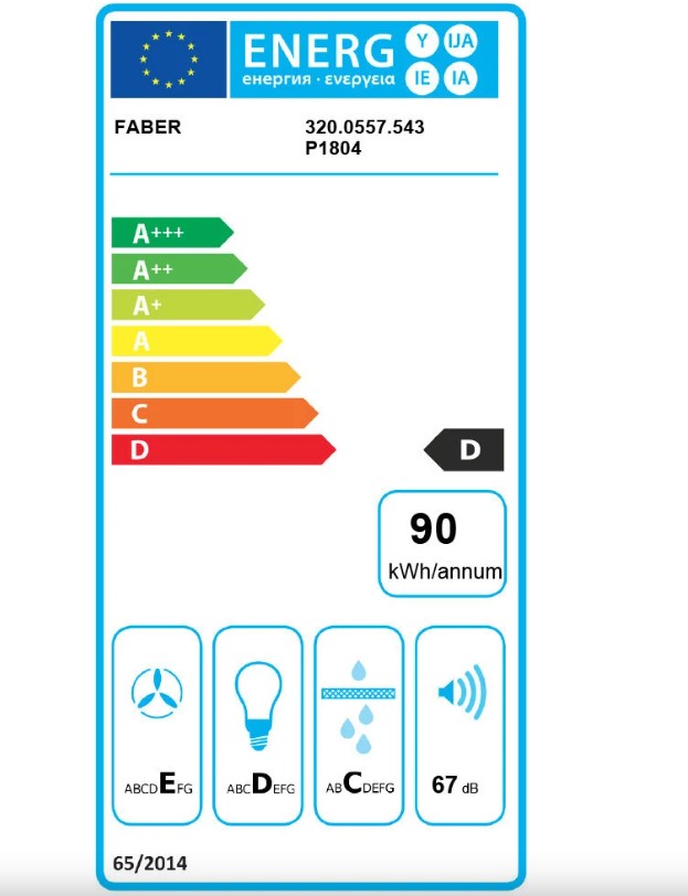Faber Value PB BK A60 beépíthető kürtős konyhai elszívó, 60 cm, fekete szín, 320.0557.543 