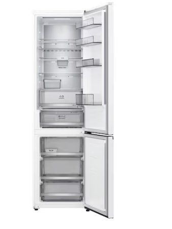 LG GBBS726CSW alulfagyasztós kombinált hűtőszekrény, 262/113L, Wifi, Smart Inverter Kompresszor, 59.7x67.4x203 cm