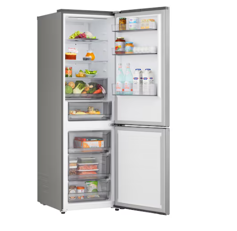 LG GBBSJ11DPY alulfagyasztós kombinált hűtőszekrény, 220/113L, Wifi, 59.7x67.4x186 cm, hamvas matt ezüst szín