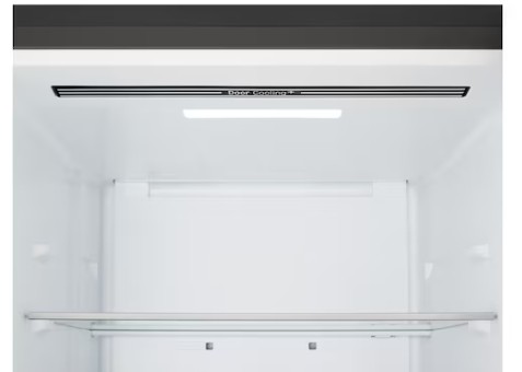 LG GBBSJ2CCEP alulfagyasztós kombinált hűtőszekrény, 262/113L, Wifi, Smart Inverter Kompresszor, 59.7x67.4x203 cm, matt fekete szín 