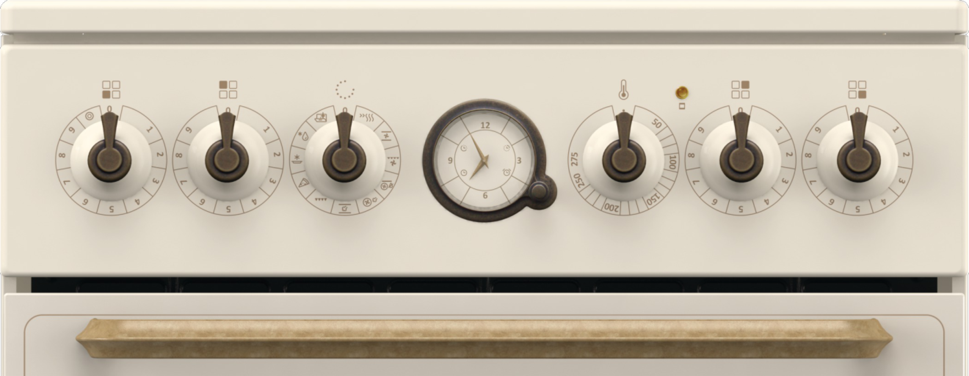Gorenje GECS5B70CLI kerámialapos elektromos tűzhely extra gőzfunkcióval Classico Design, 70L, 50x59.4x85 cm