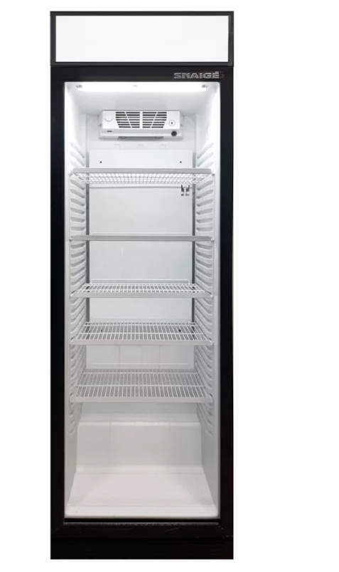 Snaige GF39DM-T302BEX üvegajtós hűtőszekrény, 373L, 60x60x199 cm