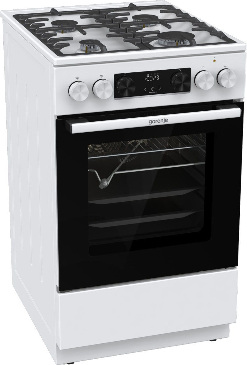 Gorenje GKS5C75WF kombinált tűzhely, 70L, dísztető nélküli kivitel, 50x59.4x85 cm