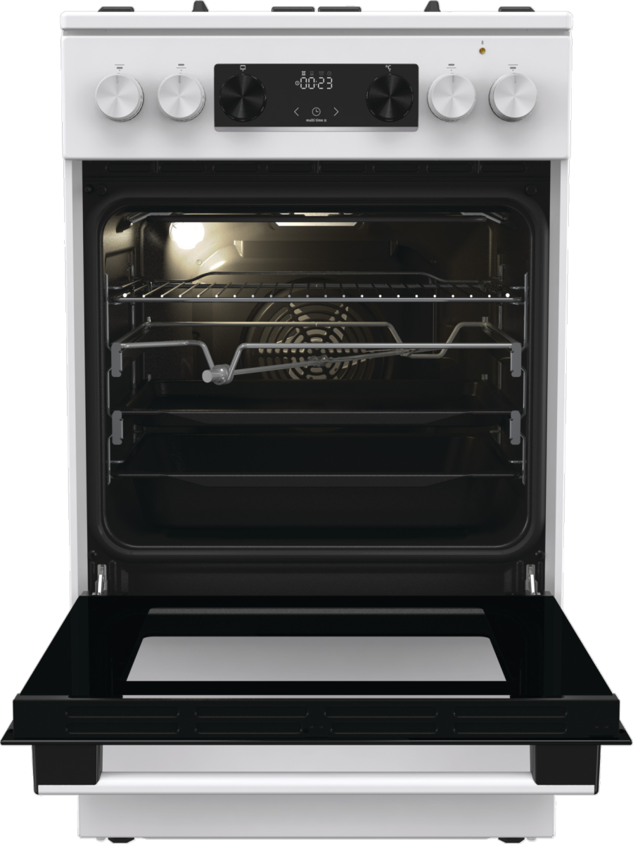 Gorenje GKS5C75WF kombinált tűzhely, 70L, dísztető nélküli kivitel, 50x59.4x85 cm
