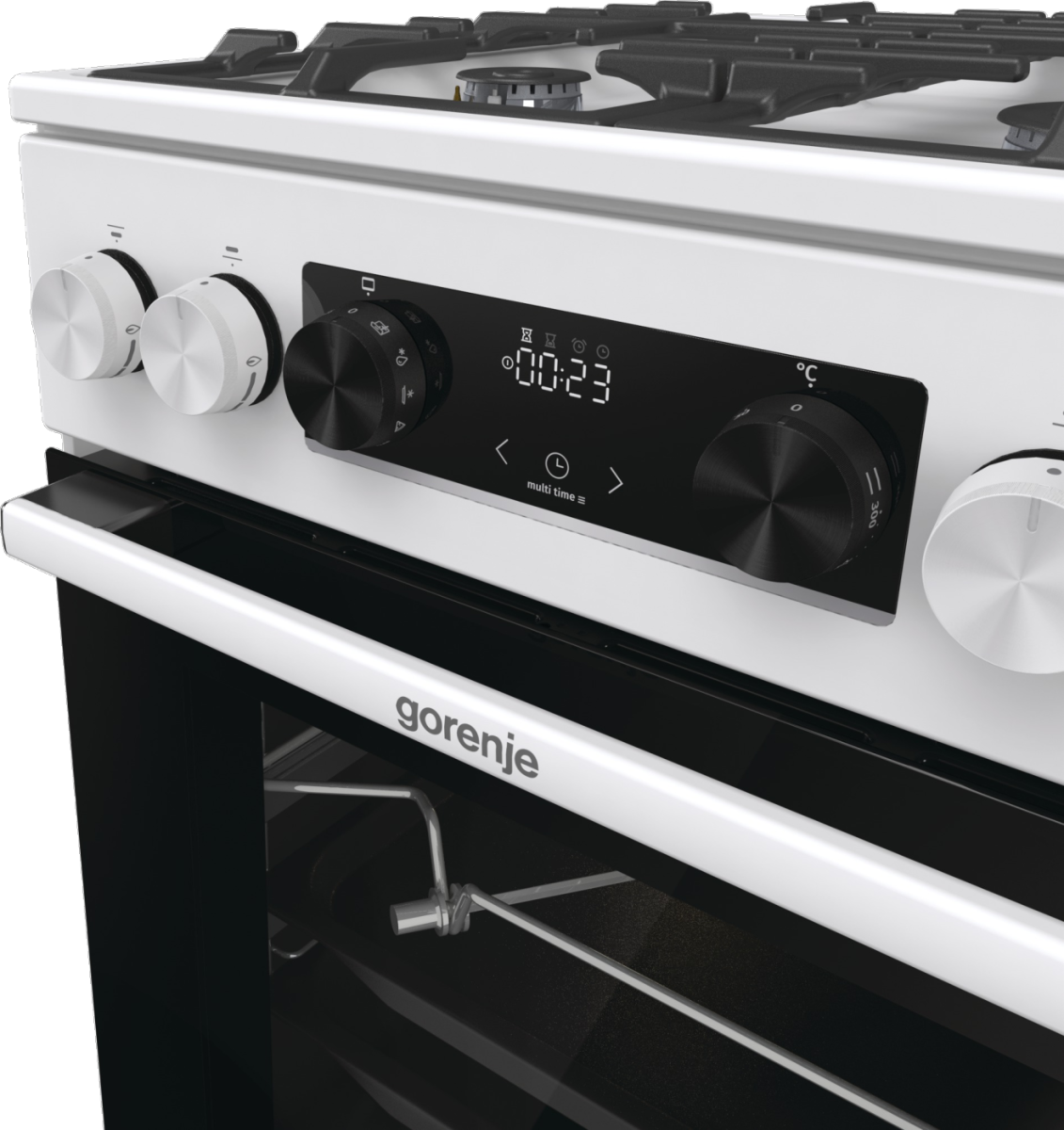 Gorenje GKS5C75WF kombinált tűzhely, 70L, dísztető nélküli kivitel, 50x59.4x85 cm