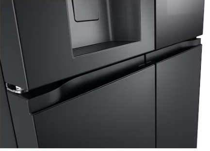 LG GMK960EV2E side by side hűtőszekrény francia ajtós kialakítással, Lineáris Inverter Kompresszor, Wifi, 91.4x72.9x179.2 cm, fémes fekete szín 