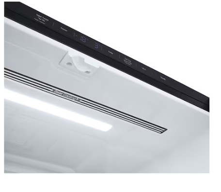 LG GMK960EV2E side by side hűtőszekrény francia ajtós kialakítással, Lineáris Inverter Kompresszor, Wifi, 91.4x72.9x179.2 cm, fémes fekete szín 