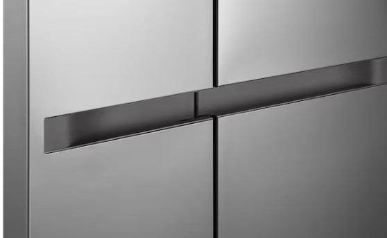 LG GSBC40PYPE side by side hűtőszekrény, 423/241L, Smart Inverter Kompresszor, 91.3x73.5x179 cm, hamvas matt ezüst szín 