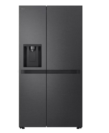 LG GSLC41EPPE side by side hűtőszekrény, 420/221L, Smart Inverter Kompresszor, 91.3x73.5x179 cm, matt éjfekete szín