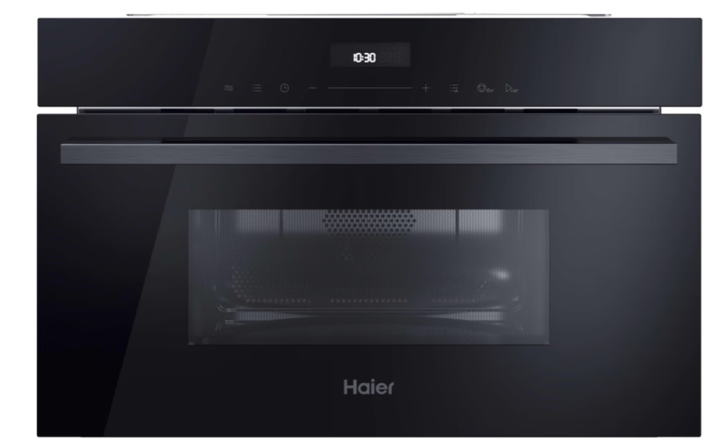Haier H38DMWID46NB beépíthető mikrohullámú sütő, 34L, 900W, 59.5x49.2x38.2 cm, fekete szín 