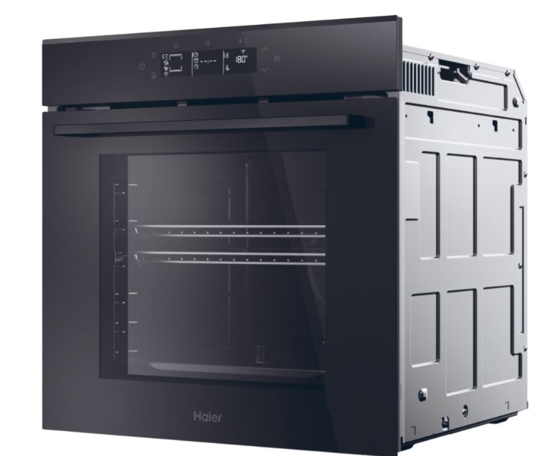 Haier H6 ID25G3YTB beépíthető sütő, 78L, pirolitikus és hidrolitikus tisztítás, Wifi, 59.5x56.8x59.5 cm, fekete szín 