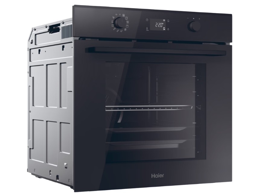 Haier H6 ID2P5B3YTB beépíthető sütő, 78L, pirolitikus és hidrolitikus tisztítás, Wifi, 59.5x56.8x59.5 cm, fekete szín 