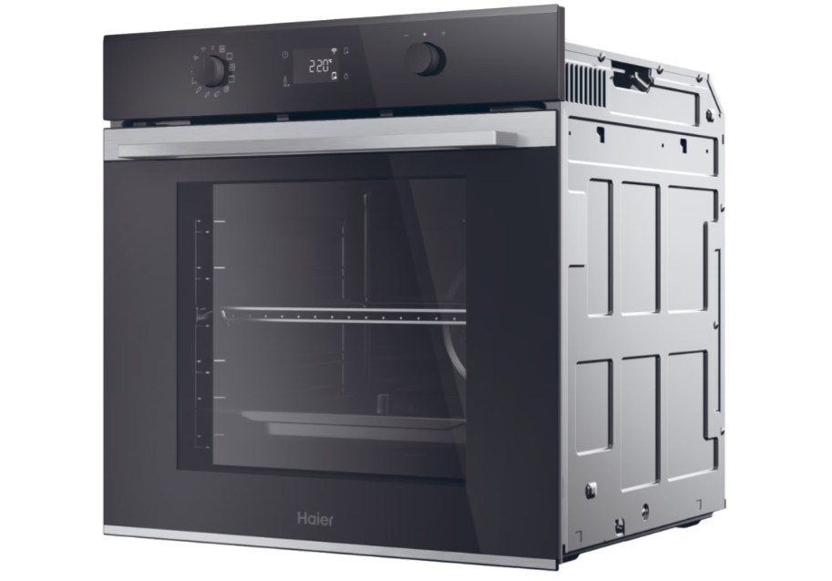 Haier H6 ID2P5B3YTX beépíthető sütő, 78L, Wifi, pirolitikus és hidrolitikus tisztítás, 59.5x56.8x59.5 cm, fekete szín 