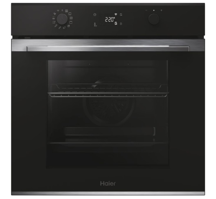 Haier H6 ID2P5B3YTX beépíthető sütő, 78L, Wifi, pirolitikus és hidrolitikus tisztítás, 59.5x56.8x59.5 cm, fekete szín 