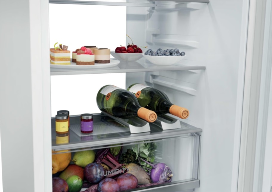Haier HBQW7518D No Frost beépíthető alulfagyasztós kombinált hűtőszekrény, 178/73L, Wifi, 54x55x177.3 cm