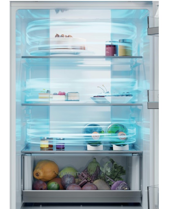 Haier HBQW7518D No Frost beépíthető alulfagyasztós kombinált hűtőszekrény, 178/73L, Wifi, 54x55x177.3 cm