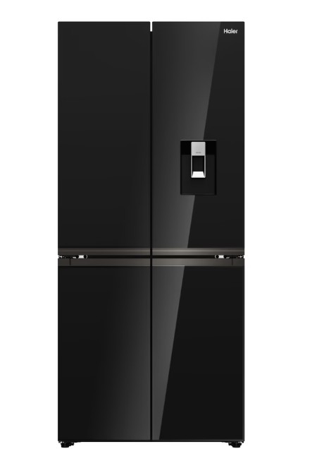 Haier HCKR7819DWGB No Frost side by side hűtőszekrény francia ajtós kialakítással, 298/161L, Wifi, 83x59.4x190 cm, fekete szín