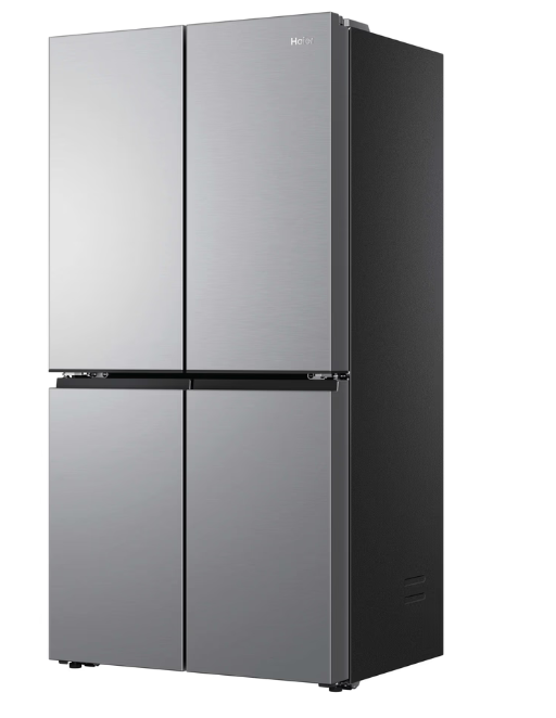 Haier HCR59F18DNMM Total No Frost side by side hűtőszekrény francia ajtós kialakítással, 417/289L, Wifi, 90.5x73.8x182.5 cm, inox szín 