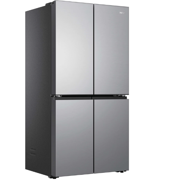 Haier HCR59F18DNMM Total No Frost side by side hűtőszekrény francia ajtós kialakítással, 417/289L, Wifi, 90.5x73.8x182.5 cm, inox szín 