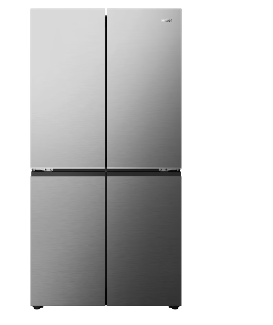 Haier HCR59F18DNMM Total No Frost side by side hűtőszekrény francia ajtós kialakítással, 417/289L, Wifi, 90.5x73.8x182.5 cm, inox szín 