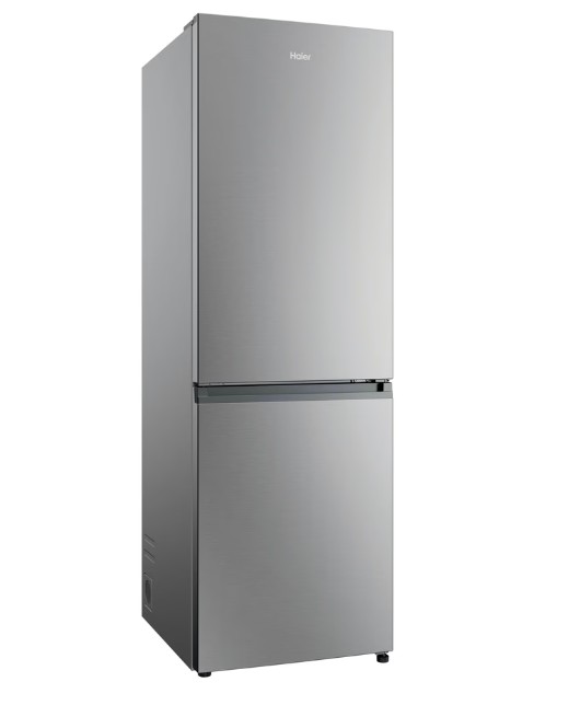 Haier HDPR3618DNPK No Frost alulfagyasztós kombinált hűtőszekrény, Wifi, 235/120L, 59.5x66.7x185 cm, inox szín