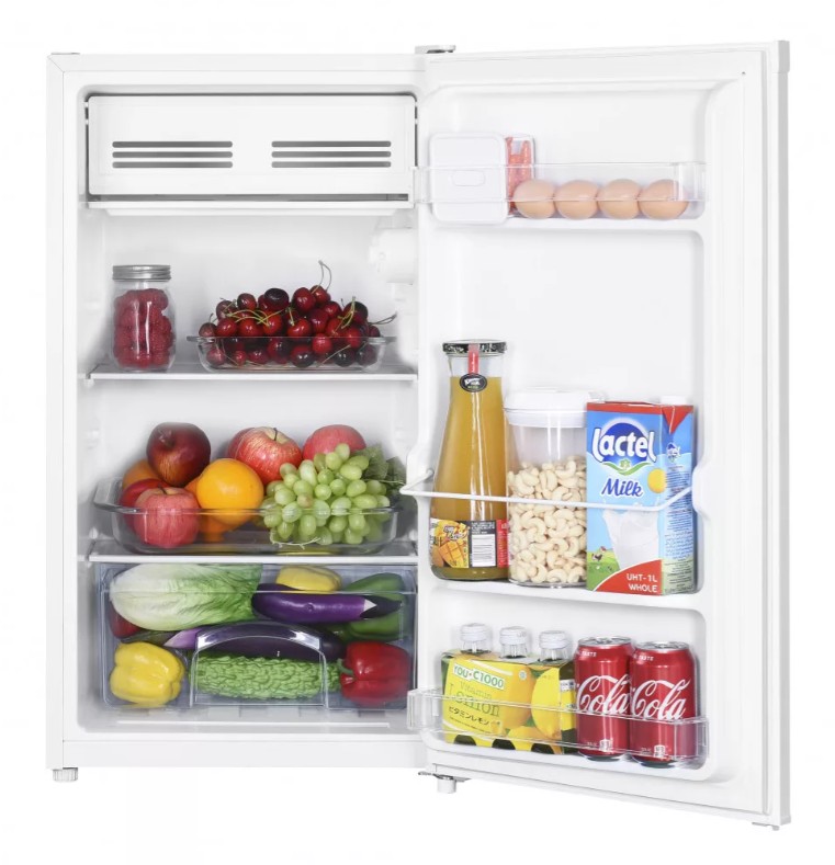 Hausmeister HM 3108 E I egyajtós hűtőszekrény, 90L, inverter motor, 47.5x44.5x85 cm