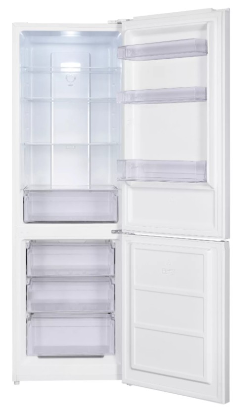 Hausmeister HM 3186 E I No Frost alulfagyasztós kombinált hűtőszekrény, 210/83L, inverter motor, 60x60x186 cm 