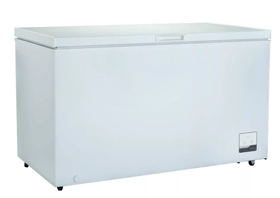 Hausmeister HM4177E fagyasztóláda, 400L, inverter motor, 2 az 1-ben funkció használható hűtőnek illetve fagyasztónak,138.5x73.5x83.5 cm