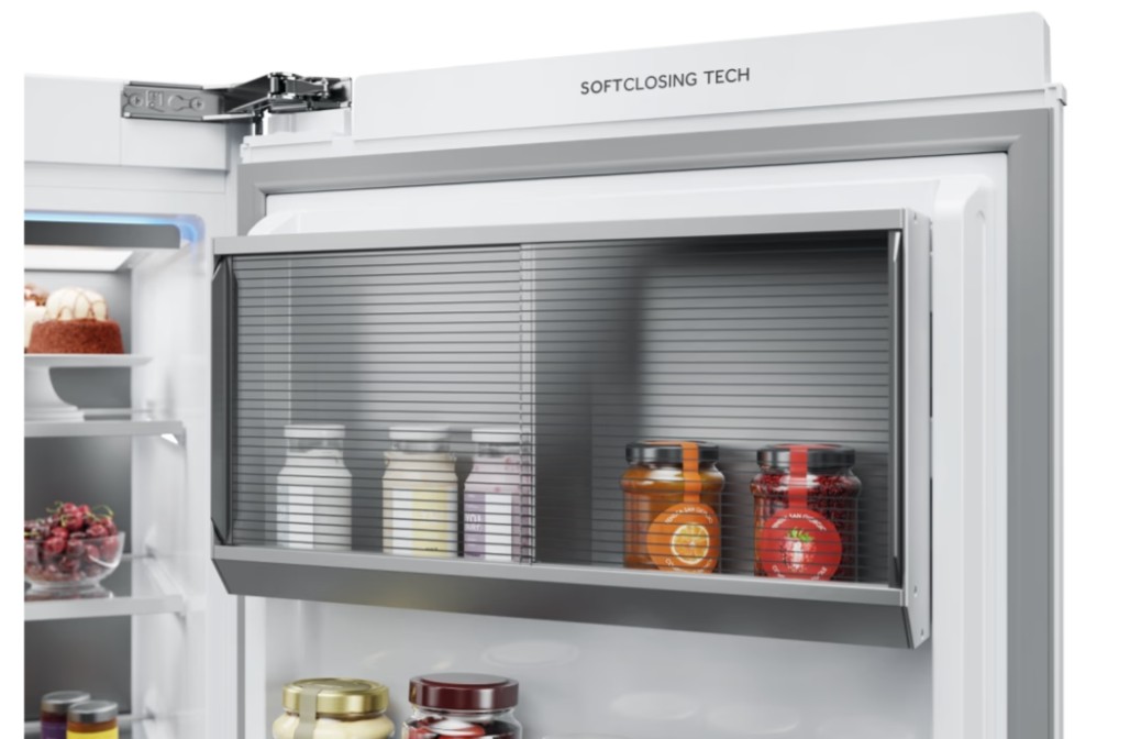 Haier HMLT7518EWF No Frost beépíthető alulfagyasztós kombinált hűtőszekrény, 175/103L, Wifi, 55.8x54.5x177.2 cm