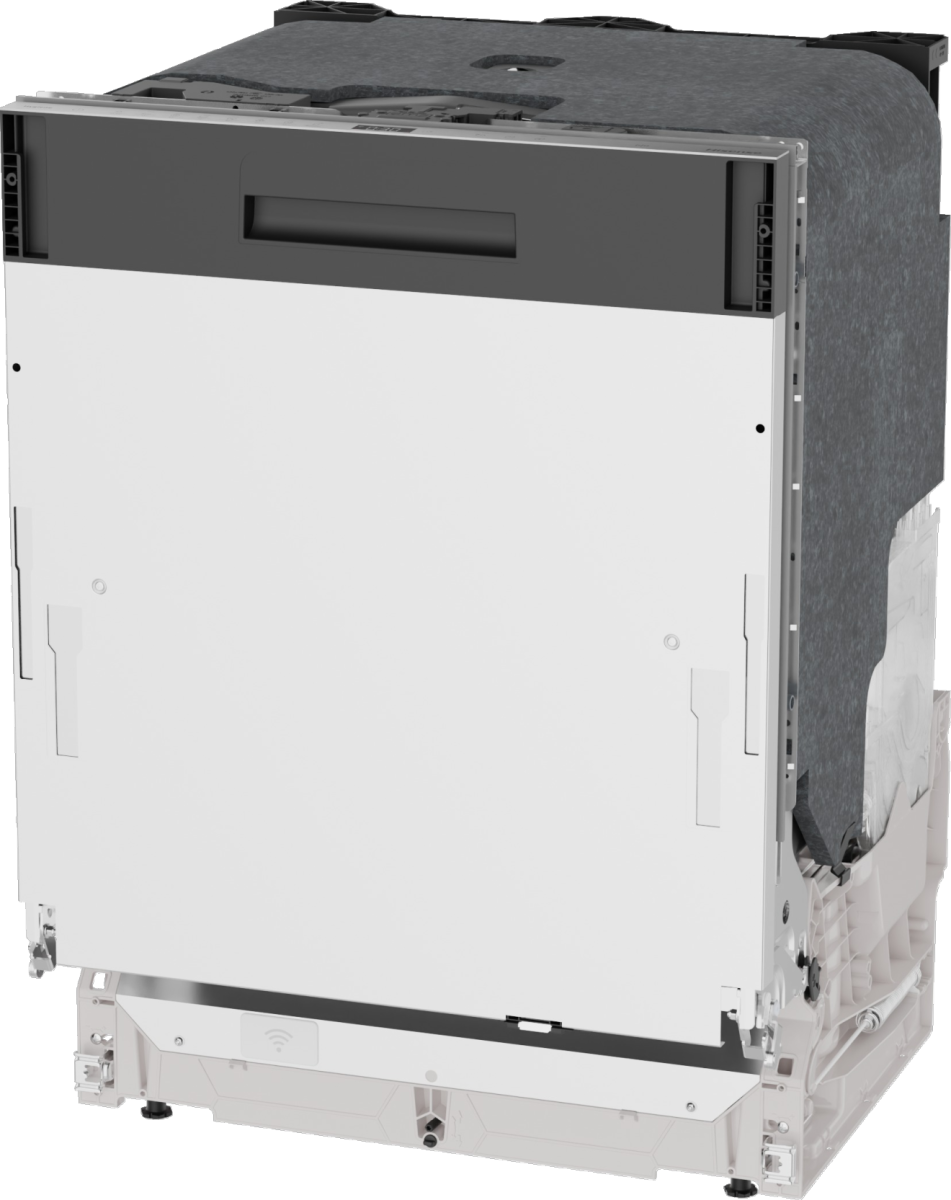 Hisense HV673A65 teljesen beépíthető mosogatógép, 16 teríték, Wifi, inverter motor, 3 kosár, automatikus ajtónyitás, 59.8x55.5x81.6 cm 