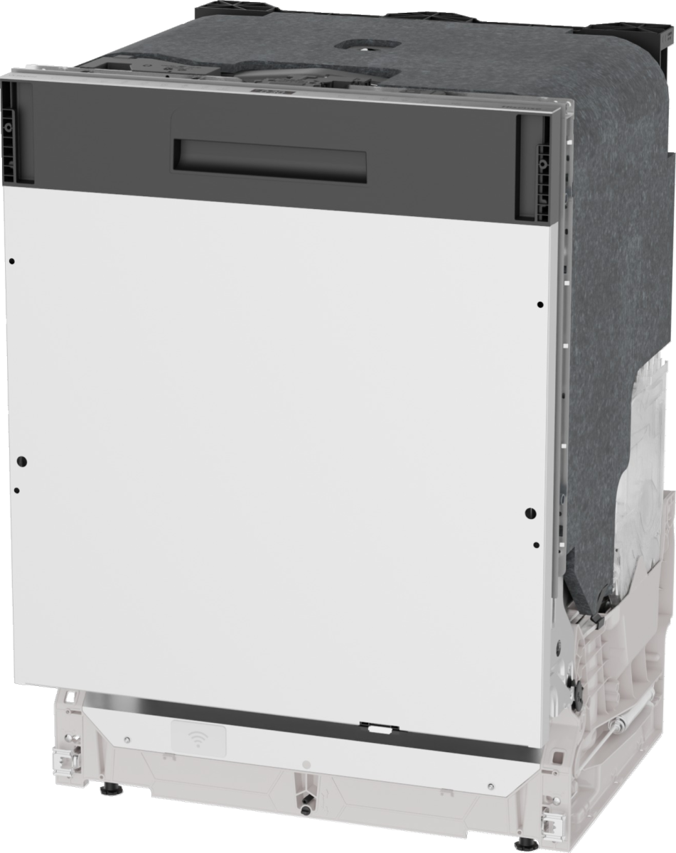 Hisense HV693A66UVAD teljesen beépíthető mosogatógép, 16 teríték, Wifi, inverter motor, 3 kosár, automatikus ajtónyitás, 59.8x55.5x81.6 cm 