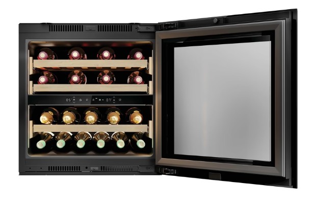 Haier HW60G25F2 beépíthető borhűtő, 21 palack, Wifi, 59.5x55.9x58.6 cm, fekete szín