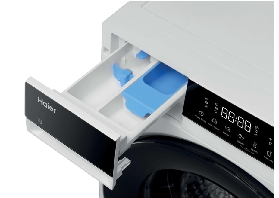 Haier HW70-BP14357TU-S elöltöltős mosógép, 7 kg, inverter motor, gőz, Wifi, 59.5x46.8x85 cm