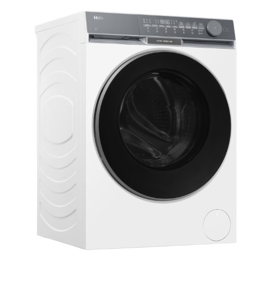 Haier HW80-B14387U1 elöltöltős mosógép, 8 kg, inverter motor, gőz, Wifi, 59.5x59.3x85 cm