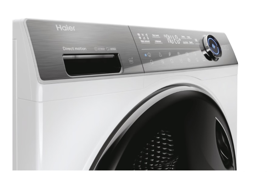 Haier HWD100-B14979U-S mosó-szárítógép, 10/6 kg, gőz, Wifi, inverter motor, 59.5x61.7x85 cm