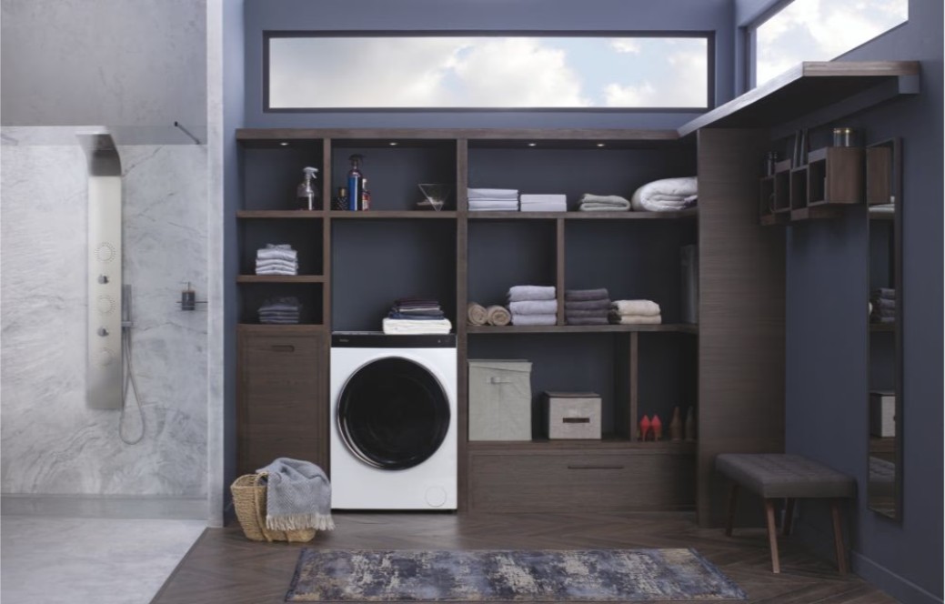 Haier HWD100BD1499UN/S mosó-szárítógép, 10/6 kg, Wifi, gőz, inverter motor, 70.1x55.3x98.5 cm