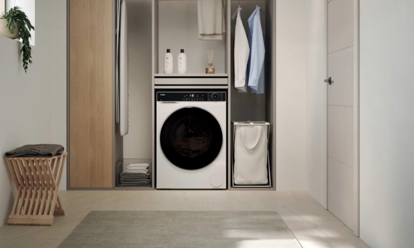 Haier HWD80-BP14357TU1 mosó-szárítógép, 8/5 kg, inverter motor, gőz, Wifi, 59.5x50.7x85 cm