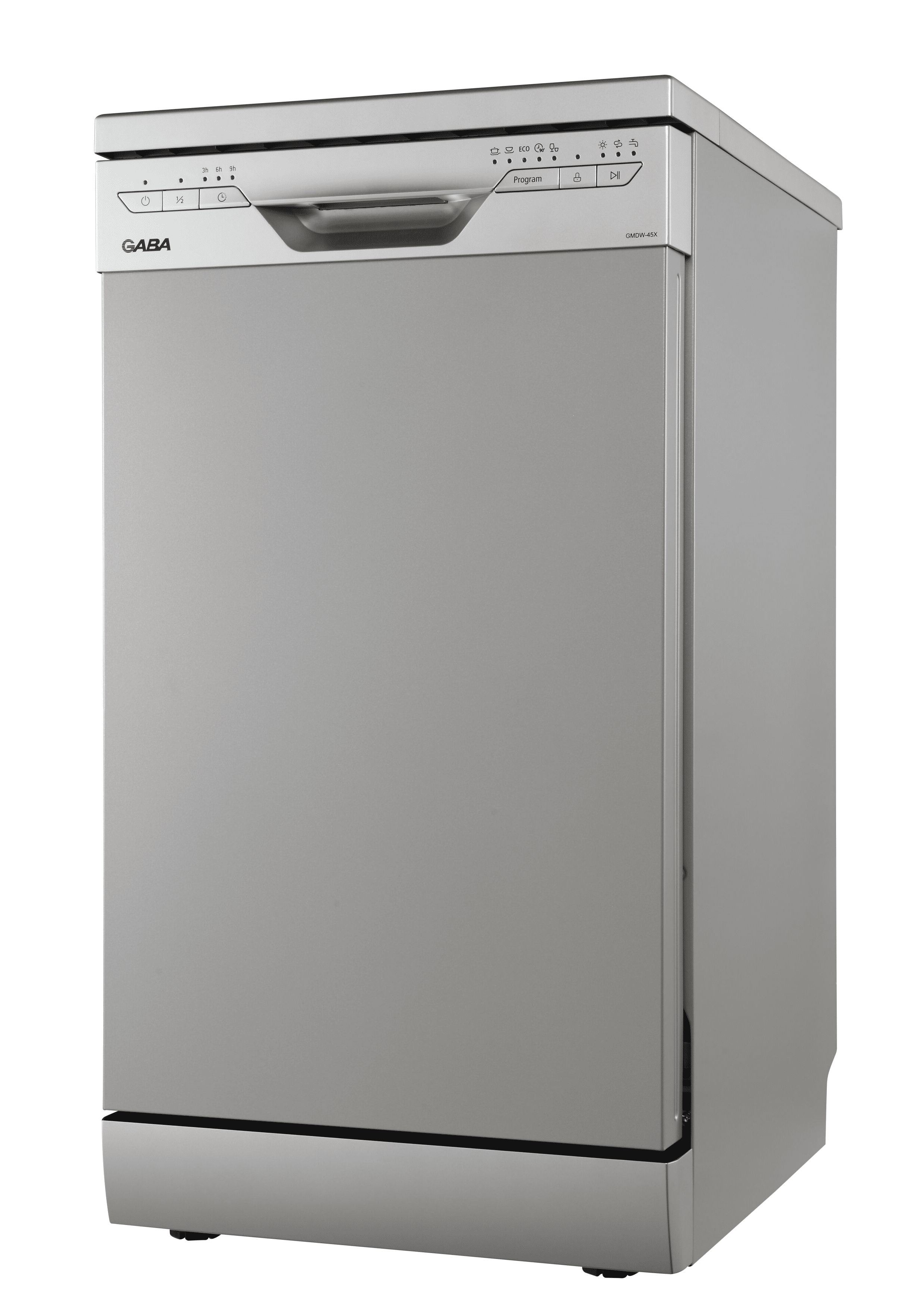 Gaba GMDW-45X mosogatógép, 10 teríték, 44.8x55x81.5 cm, inox 
