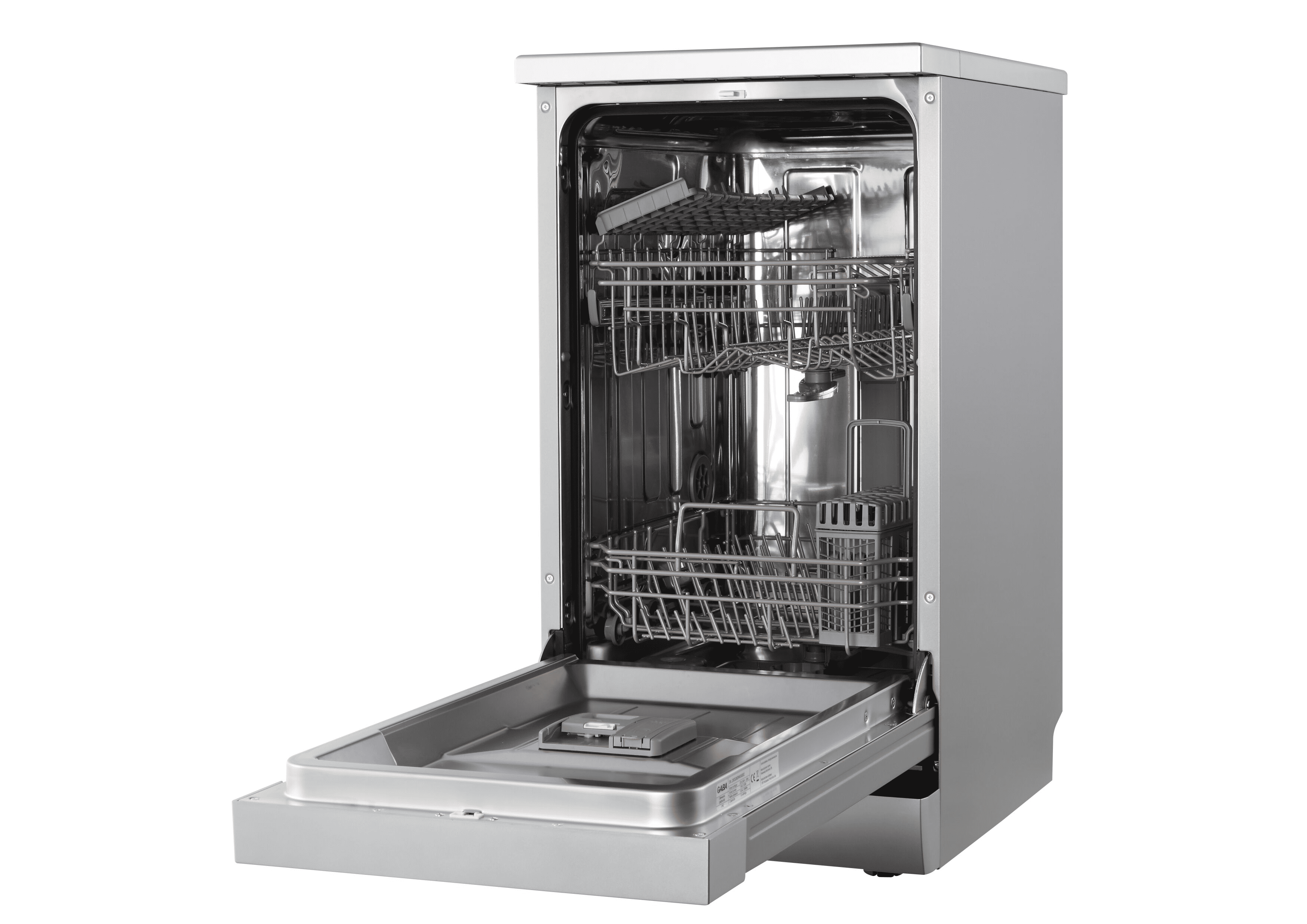Gaba GMDW-45X mosogatógép, 10 teríték, 44.8x55x81.5 cm, inox 