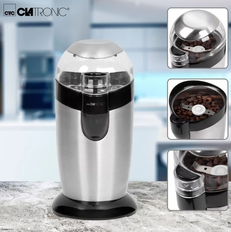 Clatronic KSW 3307 inox kávédaráló KSW3307