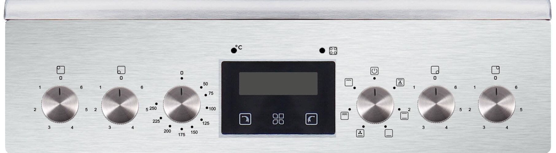 MPM MPM-55-KEC-40 kerámialapos tűzhely, 55L, 60x50x82 cm, inox szín 