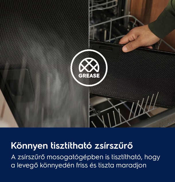 Electrolux LFG525W kürtőbe építhető konyhai elszívó, 52x28.5x24.5 cm, fehér szín 