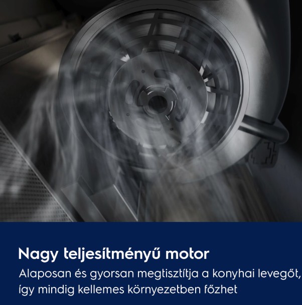Electrolux LFG719R kürtőbe építhető konyhai elszívó, 77x30x33.1 cm, fekete szín 